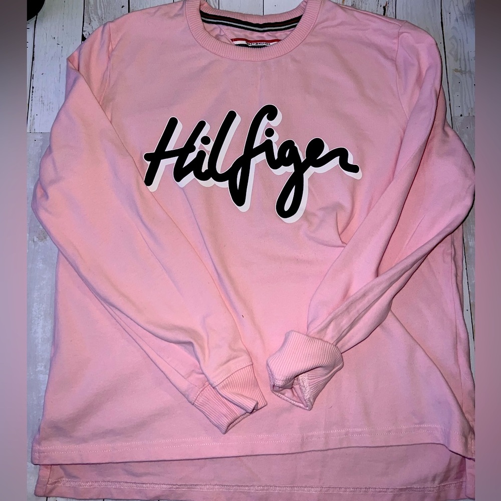 Tommy Hilfiger Blush Pink Sweater in Small Petite